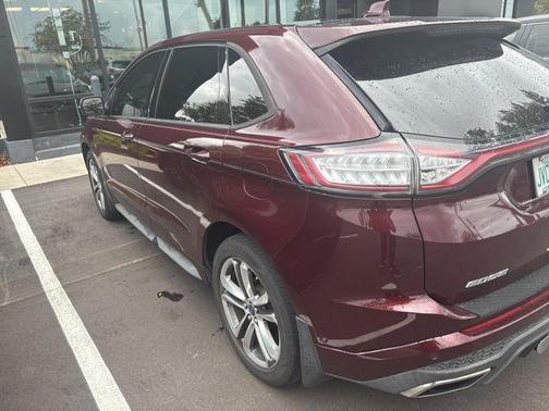 Burgundy 2017 Ford Edge Sport