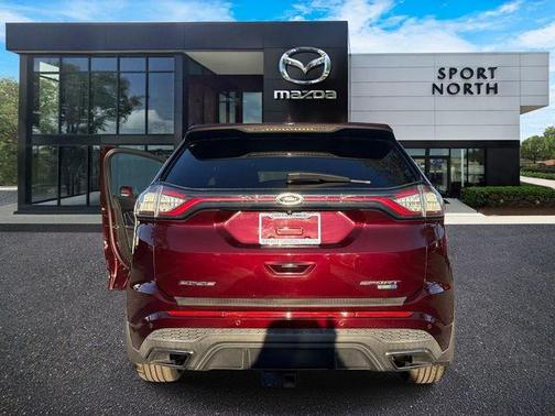 Burgundy 2017 Ford Edge Sport
