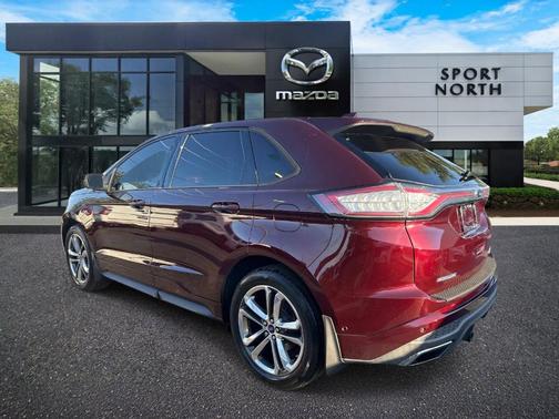 Burgundy 2017 Ford Edge Sport