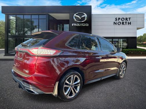 Burgundy 2017 Ford Edge Sport