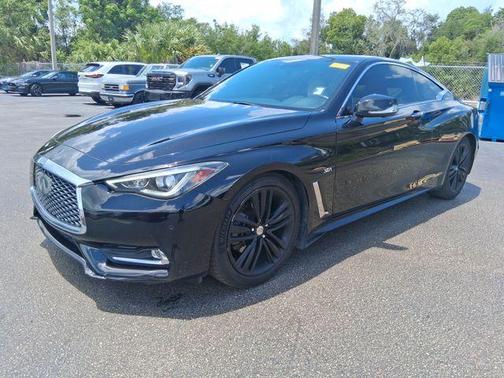 Black 2017 INFINITI Q60 3.0T Premium