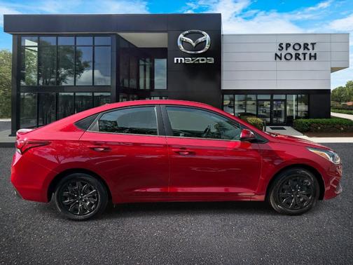 Pomegranate Red Metallic 2021 Hyundai Accent SE