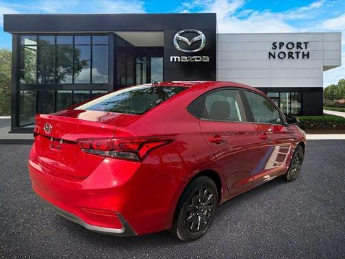 Pomegranate Red Metallic 2021 Hyundai Accent SE