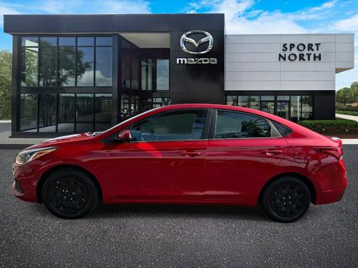Pomegranate Red Metallic 2021 Hyundai Accent SE