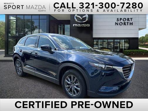 Deep Crystal Blue Mica 2022 Mazda CX-9 Touring
