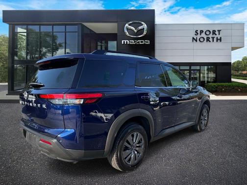 Deep Ocean Blue 2025 Nissan Pathfinder SV