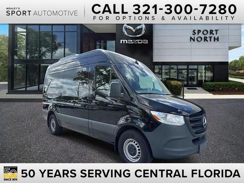 Jet Black 2024 Mercedes-Benz Sprinter 2500 144 WB Standard Roof Passenger