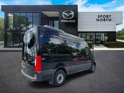 Jet Black 2024 Mercedes-Benz Sprinter 2500 144 WB Standard Roof Passenger