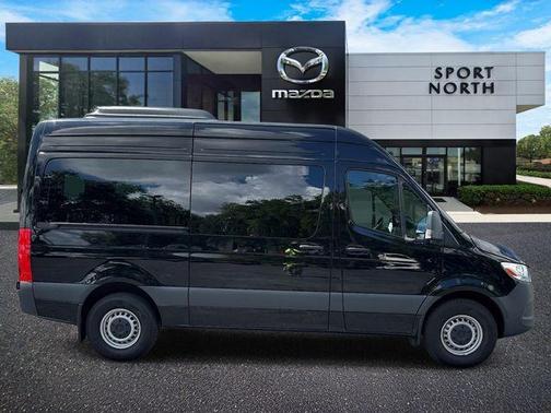 Jet Black 2024 Mercedes-Benz Sprinter 2500 144 WB Standard Roof Passenger