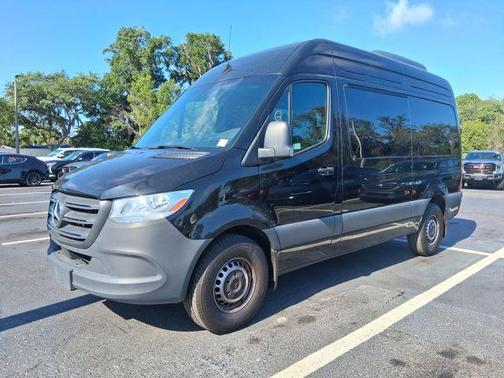 Jet Black 2024 Mercedes-Benz Sprinter 2500 144 WB Standard Roof Passenger