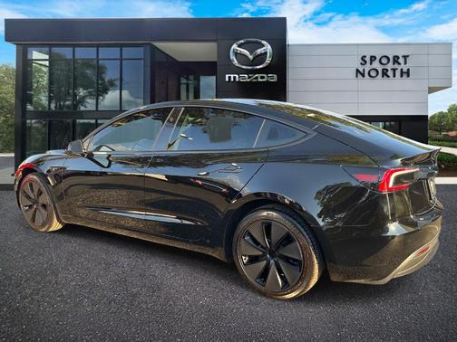 Black 2025 Tesla Model 3 Long Range