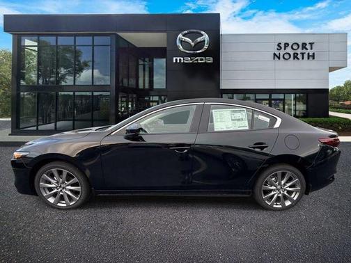 Jet Black Mica 2026 Mazda Mazda3 FWD w/Preferred Package