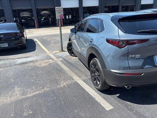Gray Metallic 2025 Mazda CX-30 2.5 S Carbon Edition