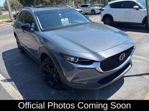 Gray Metallic 2025 Mazda CX-30 2.5 S Carbon Edition