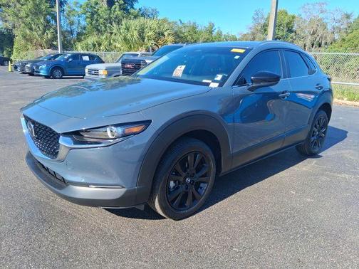 Gray Metallic 2025 Mazda CX-30 2.5 S Carbon Edition
