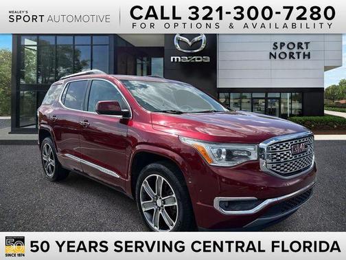 Crimson Red Tintcoat 2017 GMC Acadia Denali