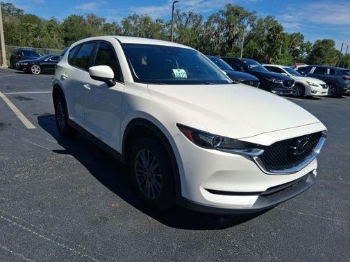 Snowflake White Pearl 2021 Mazda CX-5 Touring