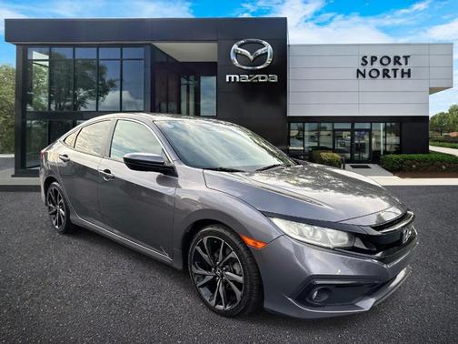 Gray 2019 Honda Civic Sport