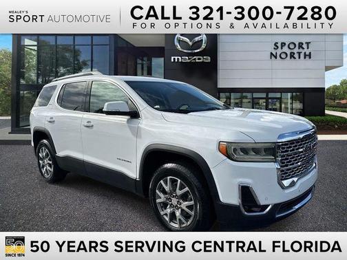 Summit White 2021 GMC Acadia SLT