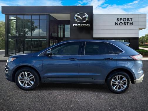 Lightning Blue Metallic 2018 Ford Edge SEL