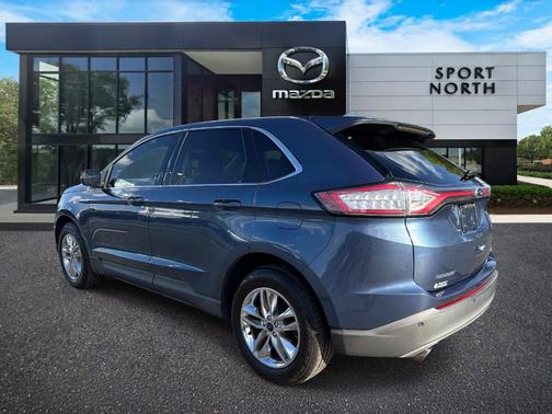 Lightning Blue Metallic 2018 Ford Edge SEL