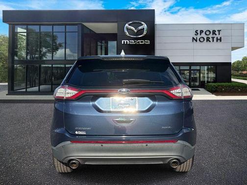 Lightning Blue Metallic 2018 Ford Edge SEL