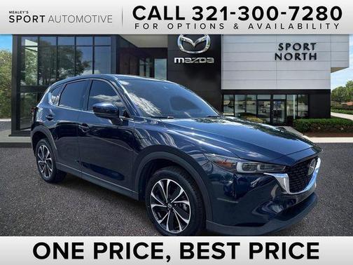 Deep Crystal Blue Mica 2022 Mazda CX-5 2.5 S Premium