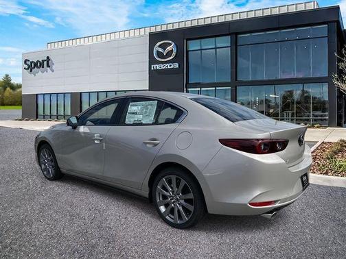 Platinum Quartz Metallic 2026 Mazda Mazda3 FWD w/Preferred Package