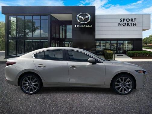 Platinum Quartz Metallic 2026 Mazda Mazda3 FWD w/Preferred Package