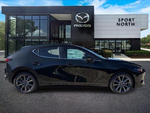 Jet Black Mica 2026 Mazda Mazda3 FWD w/Preferred Package