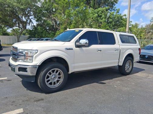 White Platinum Clearcoat Metallic 2018 Ford F-150 King Ranch