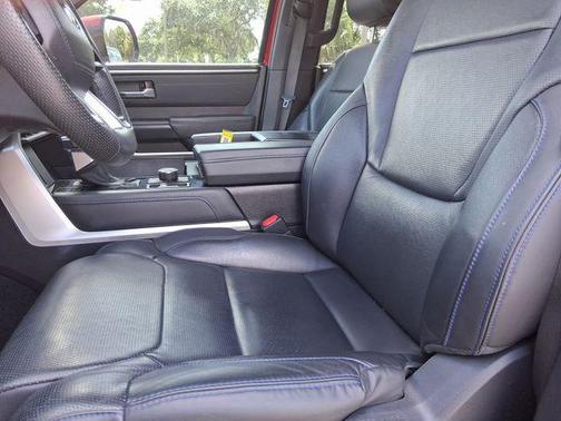 Red 2024 Toyota Tundra Hybrid Platinum