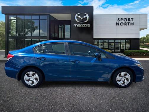 Dyno Blue Pearl 2014 Honda Civic LX