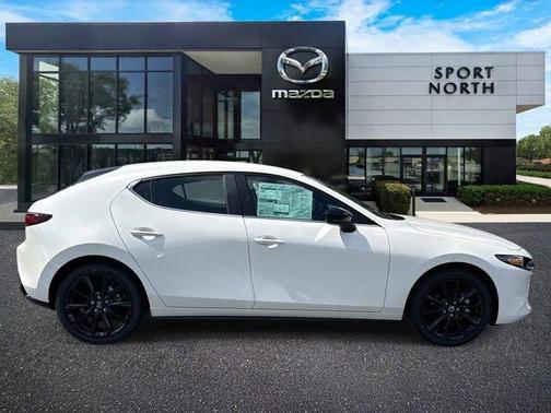 Snowflake White Pearl 2026 Mazda Mazda3 2.5 S Carbon Edition