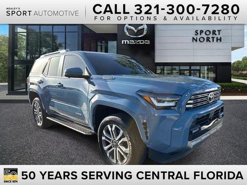 Blue 2025 Toyota 4Runner Hybrid LIMITED
