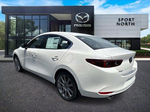 Snowflake White Pearl 2026 Mazda Mazda3 FWD w/Preferred Package
