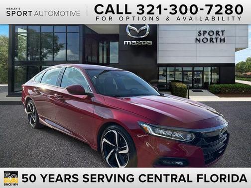 Radiant Red Metallic 2018 Honda Accord Sport