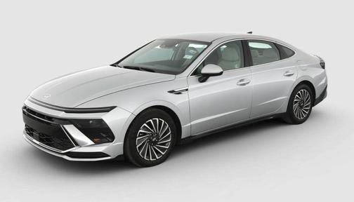 Aero Silver 2024 Hyundai SONATA Hybrid SE