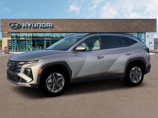 Shimmering Silver 2026 Hyundai TUCSON Hybrid SEL