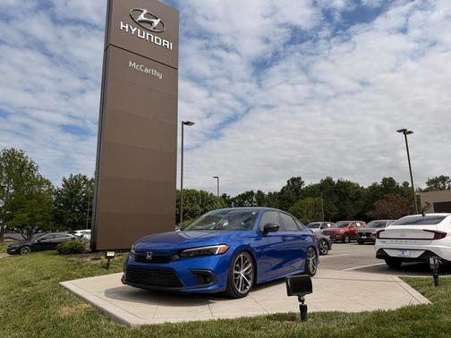 Aegean Blue Metallic 2024 Honda Civic Touring