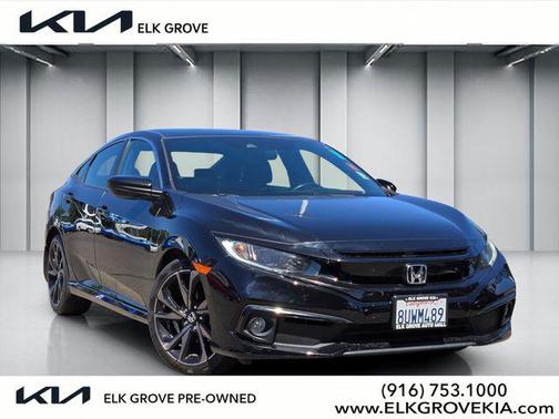 Crystal Black Pearl 2021 Honda Civic Sport