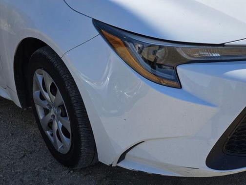 White 2022 Toyota Corolla LE
