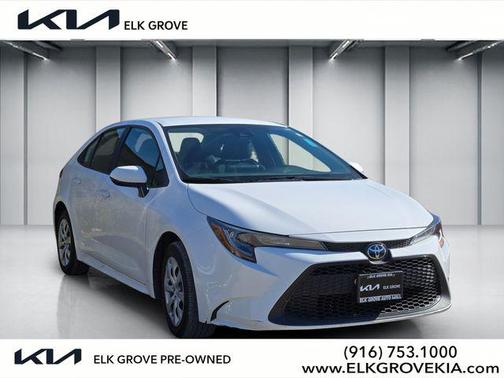 White 2022 Toyota Corolla LE