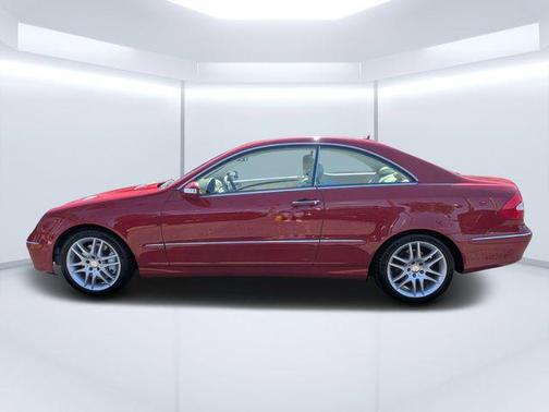 Red 2008 Mercedes-Benz CLK-Class CLK 350