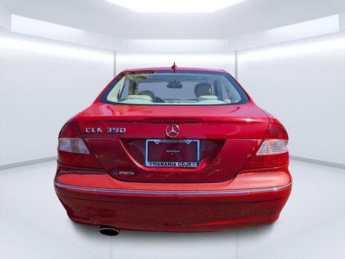 Red 2008 Mercedes-Benz CLK-Class CLK 350