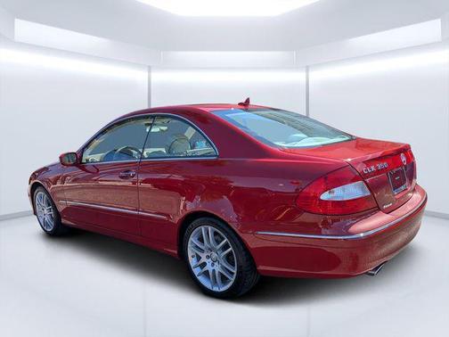 Red 2008 Mercedes-Benz CLK-Class CLK 350