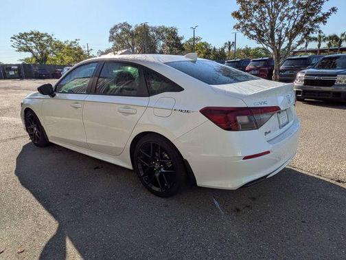 Platinum White Pearl 2025 Honda Civic Sport