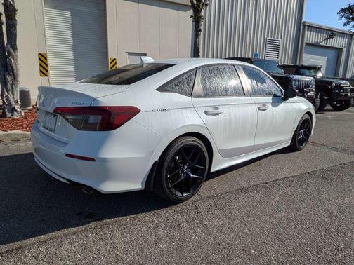 Platinum White Pearl 2025 Honda Civic Sport