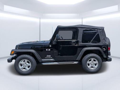 Black 2004 Jeep Wrangler X