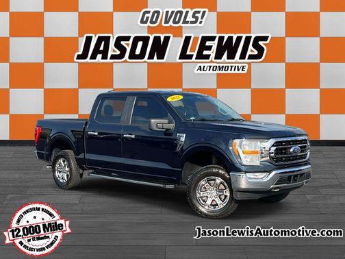 Blue Metallic 2021 Ford F-150 XLT